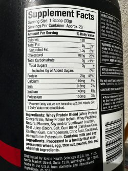 پروتئین وی شرکت ماسل تک - تصویر 2