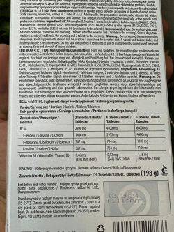 BCAA 4:1:1 برند اف ای - تصویر 2