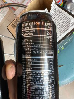 نوشیدنی انرژی زا برند زومد لب - تصویر 2