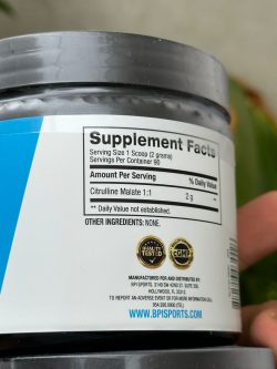 سیترولین مالات برند بی پی ای - تصویر 2