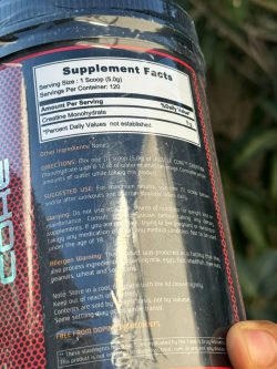 کراتین مونوهیدرات برند ماسل کور - تصویر 2