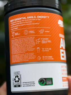 آمینو انرژی طرح ۲۰۲۳ برند اپتیموم ناتریشن - تصویر 3